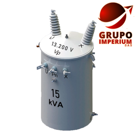 Transformador Monofasico en Aceite de 15 KVA-13.200 v-120-240 v