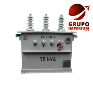 Transformador Trifasico en Aceite de 75 KVA-13.200 v-208-120 v Plena